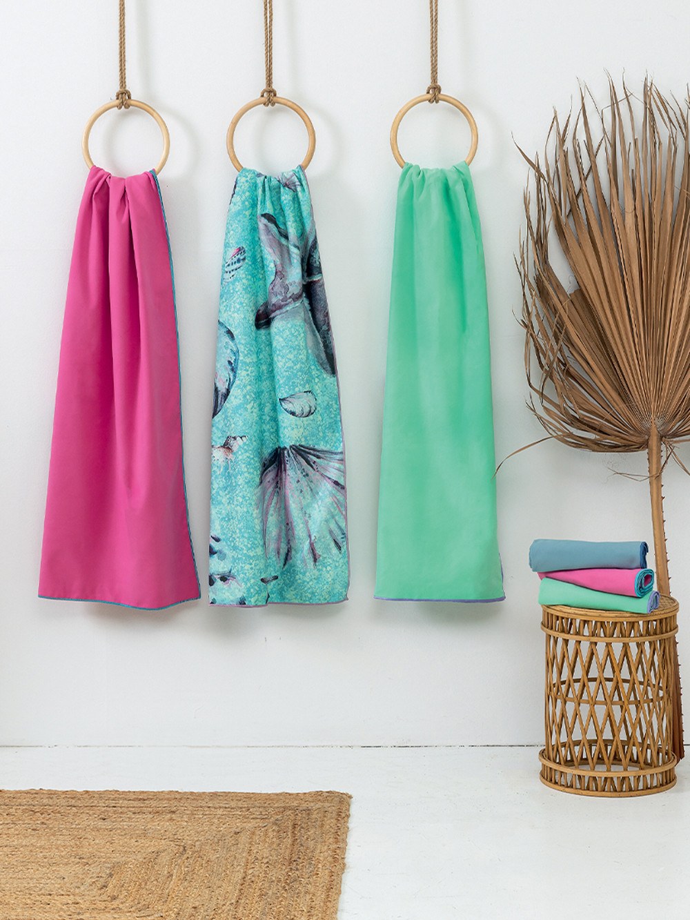 Πετσετα Γυμναστηριου Palamaiki Active (3) Pink 90x160