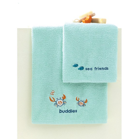 Σετ Παιδικές Πετσέτες 2 Τεμαχίων Palamaiki Crabs...