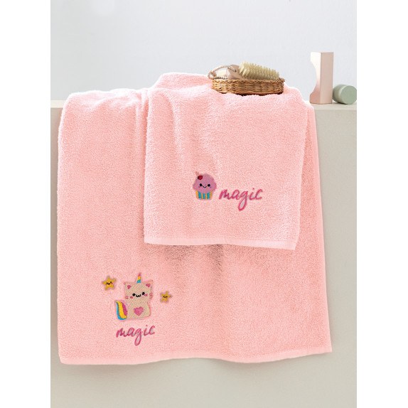 Σετ Παιδικές Πετσέτες 2 Τεμαχίων Palamaiki Unicat...