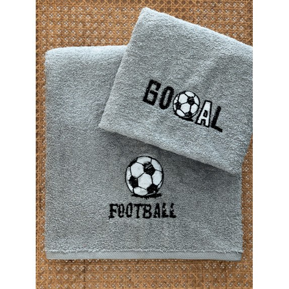 Σετ Παιδικές Πετσέτες 2 Τεμαχίων Palamaiki Goal 40x70,70x140