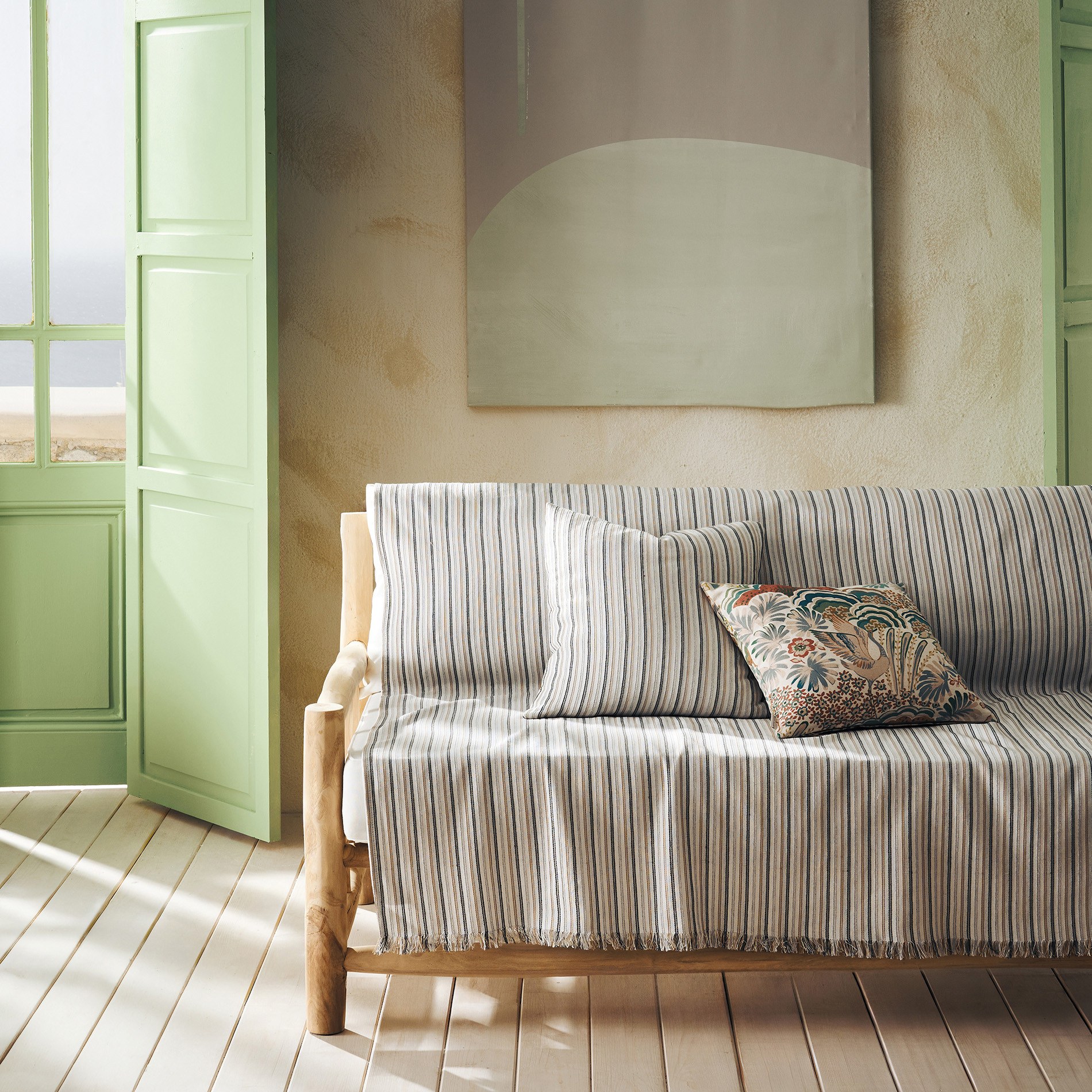 Ριχτάρι Τριθέσιου Gofis Home Clover Brown/Grey 334/21 180x310