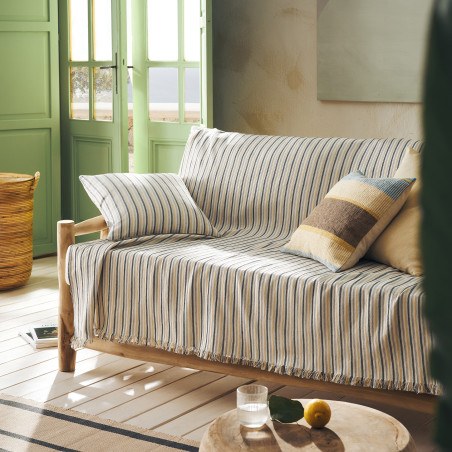 Ριχτάρι Τριθέσιου Gofis Home Clover Grey/Yellow 334/01 180x310