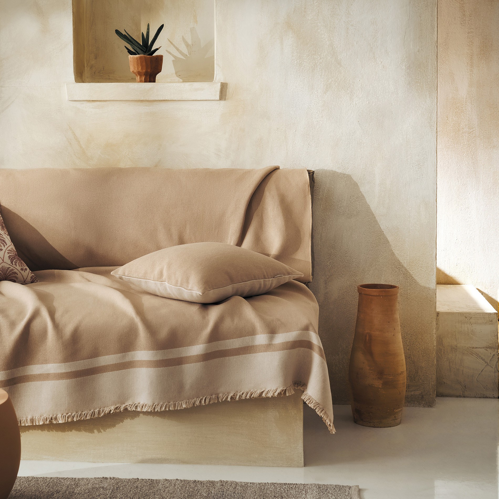 Ριχτάρι Διθέσιου Gofis Home Marian Ground Beige 336/41 180x250