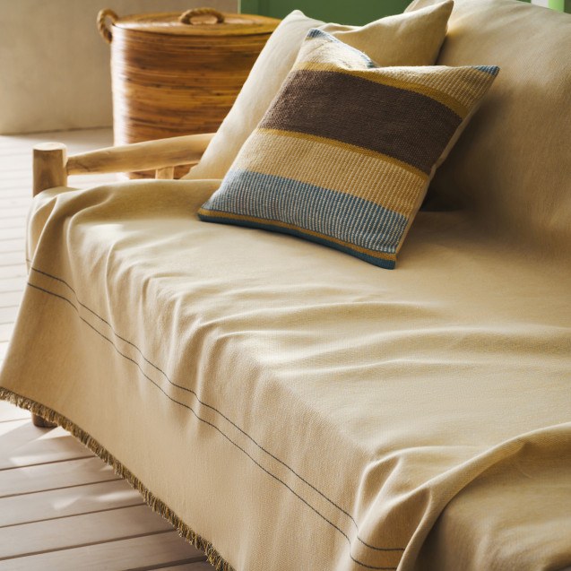 Ριχτάρι Πολυθρόνας Gofis Home Ziyi Wheat Yellow...