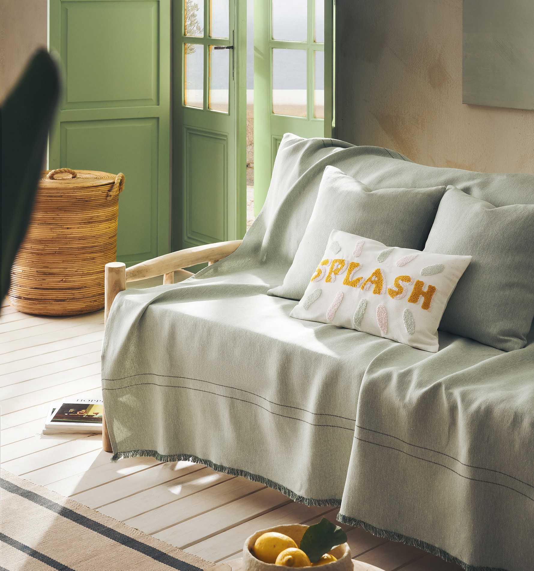 Ριχτάρια Anesis Home - ΣΗΜΑΝΤΙΚΟ: Σε περίπτωση διαφοράς τιμής από το κατάστημα ισχύει παντα και μόνο η τιμή του καταστήματος Ριχτάρι Πολυθρόνας Gofis Home Ziyi Studio Green 339/03