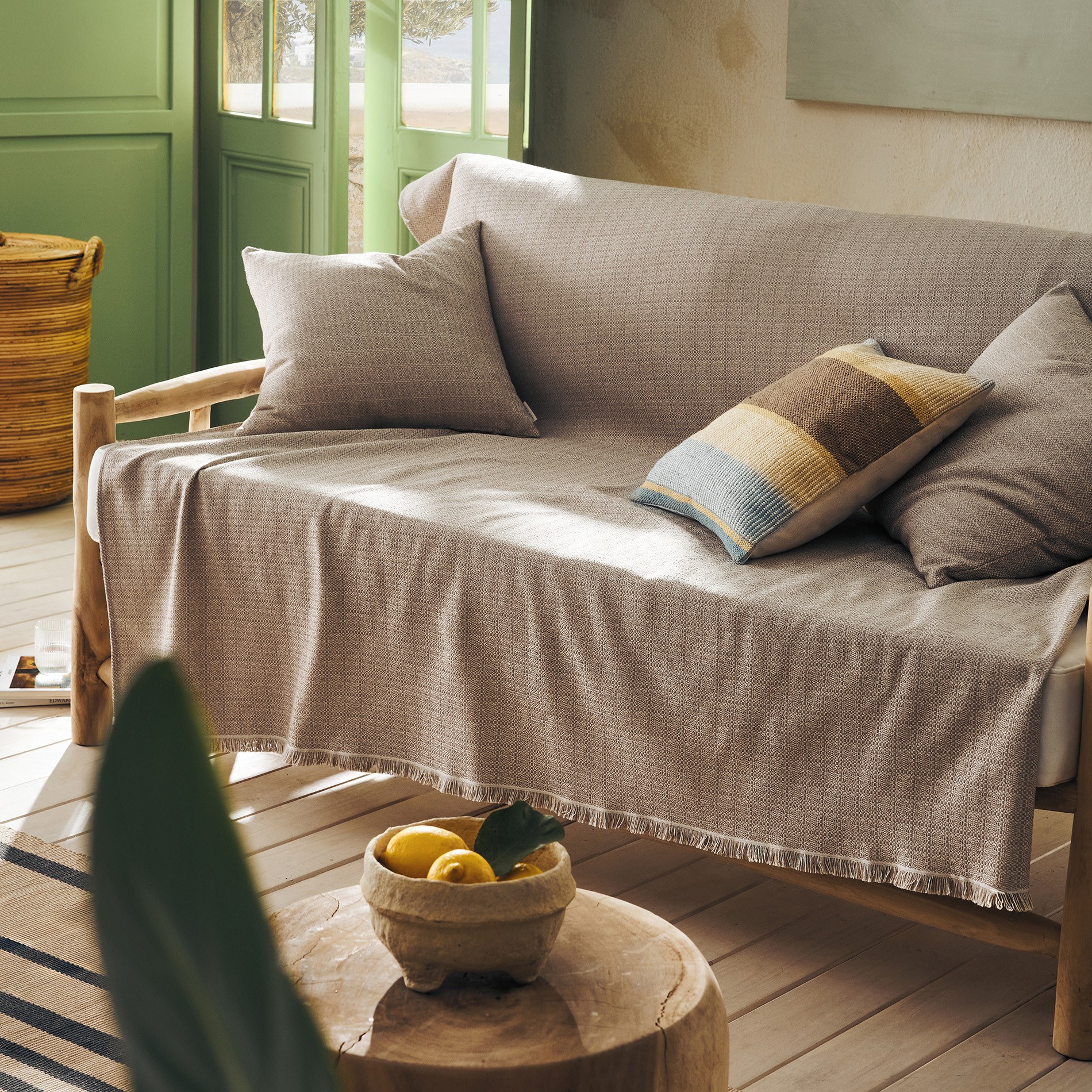 Ριχτάρι Τετραθέσιου Gofis Home Keira Tree Brown 358/13 180x350