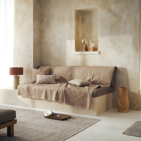 Ριχτάρι Πολυθρόνας Gofis Home Ori Hemp Beige 401/21 180x180