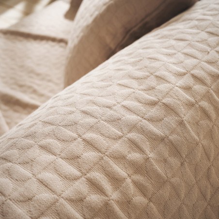 Ριχτάρι Πολυθρόνας Gofis Home Eliena Warm Beige 402/06 180x180
