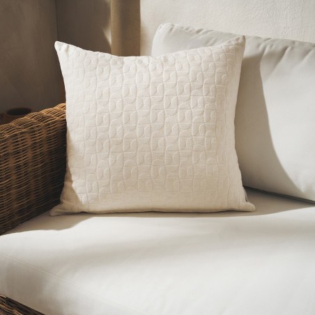 Μαξιλαροθήκη Διακόσμησης Gofis Home Eliena Ivory 20-05-402/05 50x50