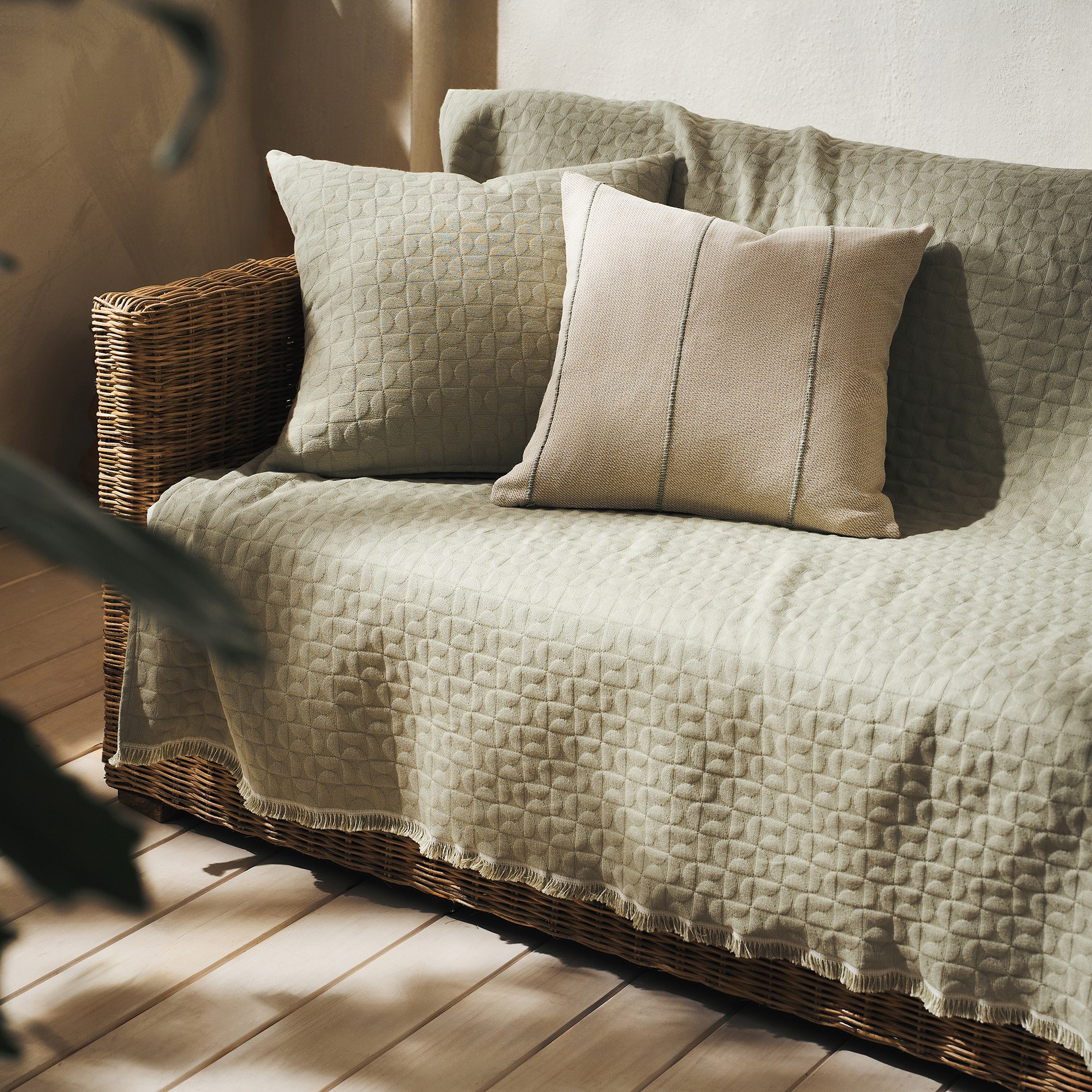 Ριχτάρι Τετραθέσιου Gofis Home Eliena Smoke Green 20-07-402-4/07 180x350