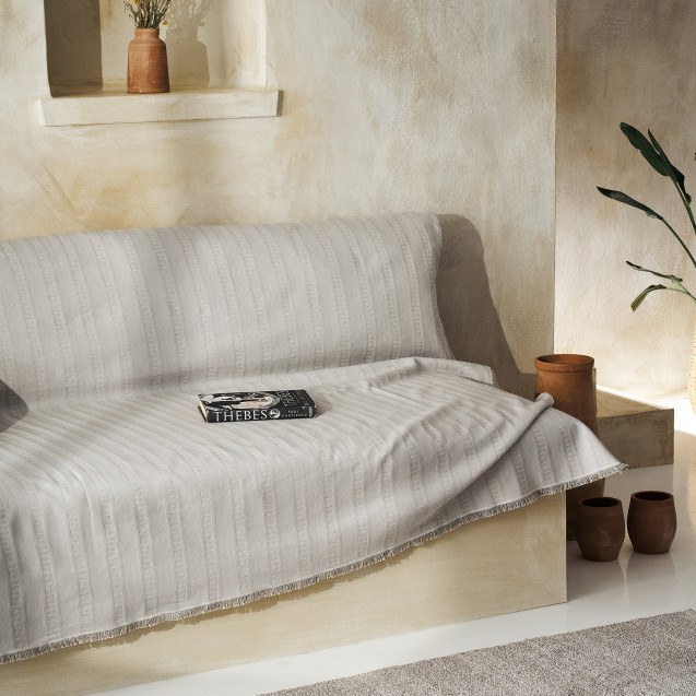Ριχτάρι Τριθέσιου Gofis Home Laurel Rock Grey...