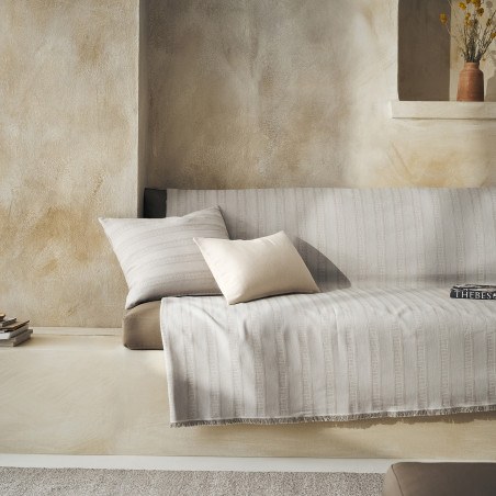 Ριχτάρι Τριθέσιου Gofis Home Laurel Rock Grey 731/14 180x310