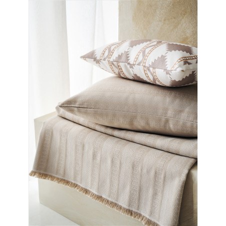 Ριχτάρι Διθέσιου Gofis Home Laurel Hemp Beige 731/04 180x250