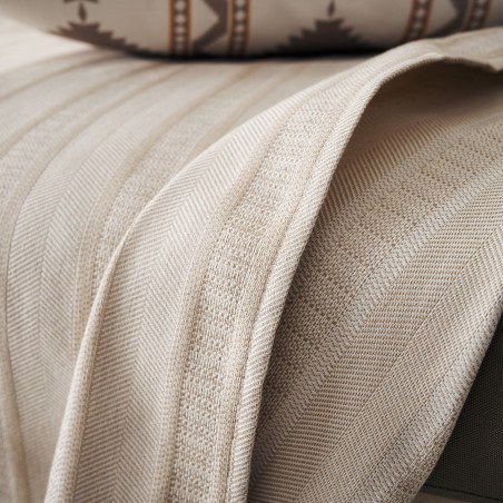 Ριχτάρι Τετραθέσιου Gofis Home Laurel Hemp Beige 731/04 180x350