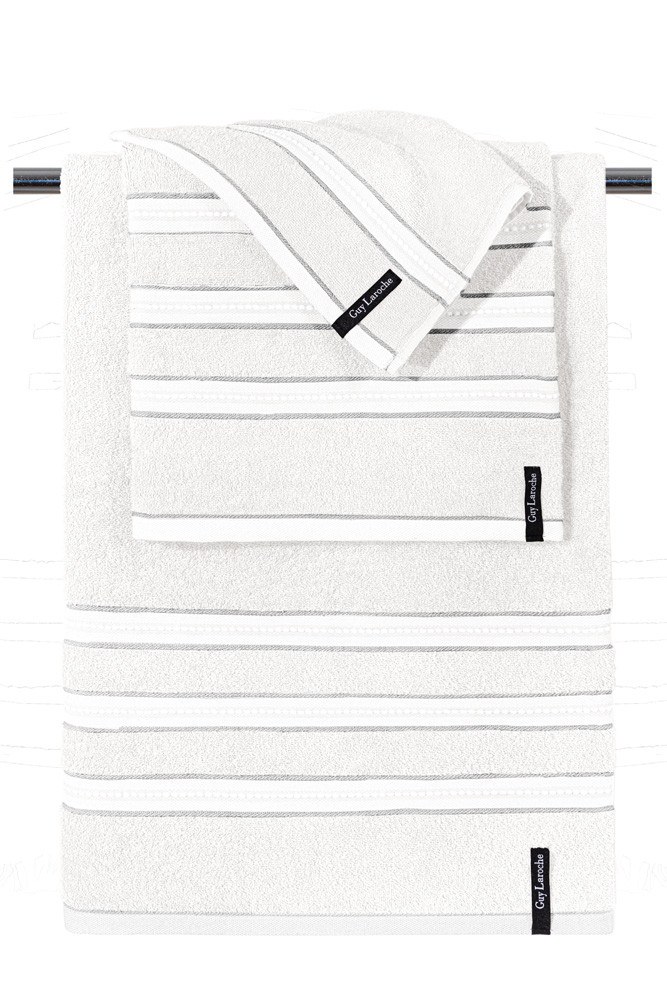 Guy Laroche - ΣΗΜΑΝΤΙΚΟ: Σε περίπτωση διαφοράς τιμής από το κατάστημα ισχύει παντα και μόνο η τιμή του καταστήματος Σετ Πετσέτες 3 Τεμαχίων Guy Laroche Trio White