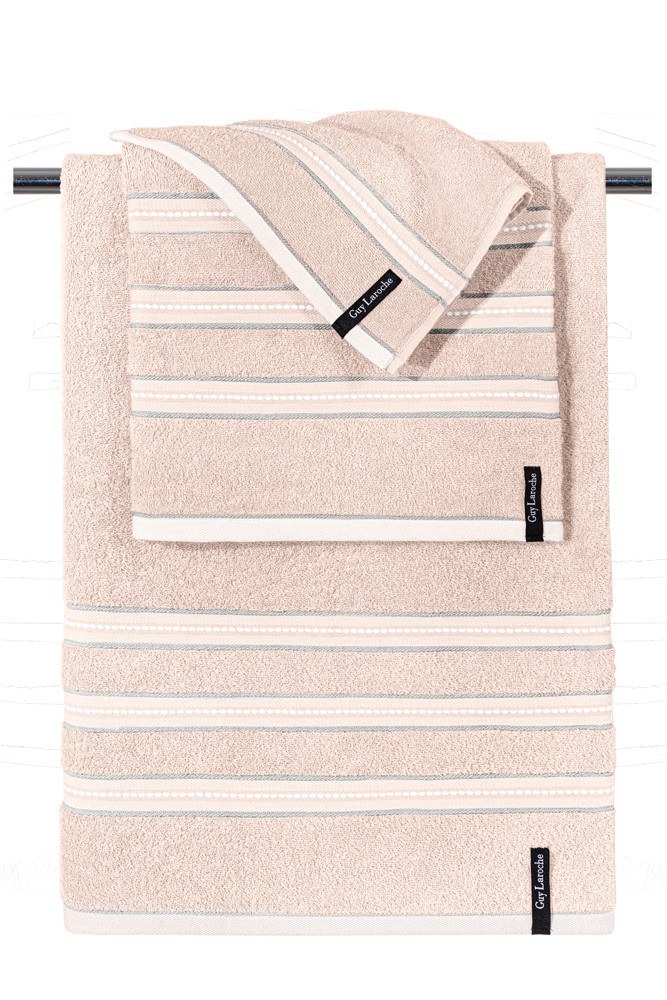 Σετ Πετσέτες 3 Τεμαχίων Guy Laroche Trio Pink