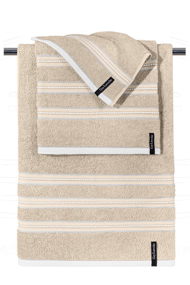 Σετ Πετσέτες 3 Τεμαχίων Guy Laroche Trio Beige