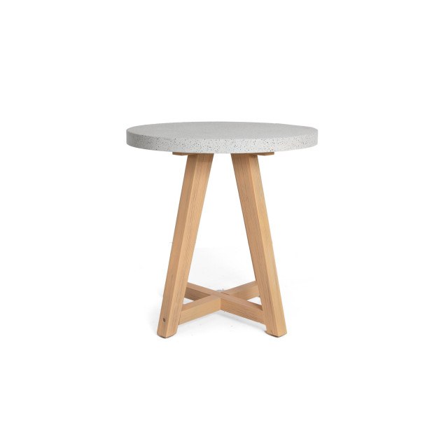 Τραπέζι Bistro Noria Terazzo Grey Black...