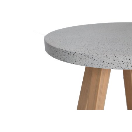 Τραπέζι Bistro Noria Terazzo Grey Black (70x70x75) Soulworks 0800020