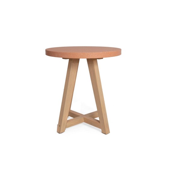 Τραπέζι Bistro Noria Terazzo Pink White (70x70x75)...