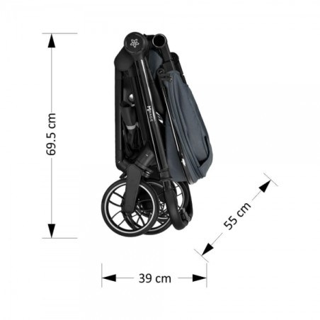 Πολυκαρότσι Bebe Stars Mirage 2σε1 Grey