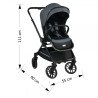Πολυκαρότσι Bebe Stars Mirage 2σε1 Grey