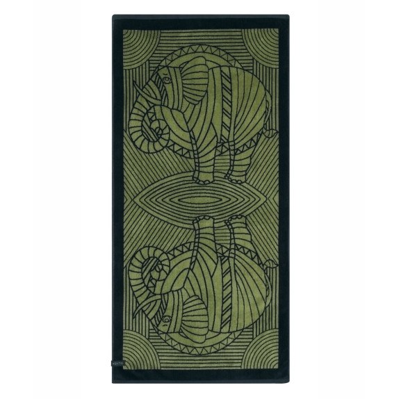 Πετσέτα Θαλάσσης Βελουτέ Kentia Elefani 80x160