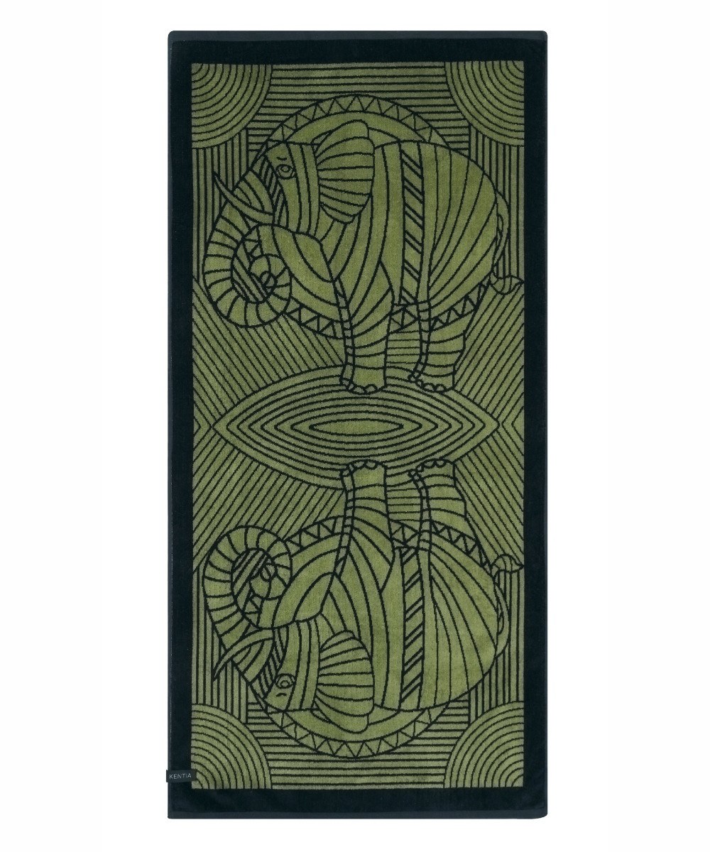 Πετσέτα Θαλάσσης Βελουτέ Kentia Elefani 80x160