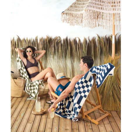 Πετσέτα Θαλάσσης Βελουτέ Kentia Lole 01 80x160