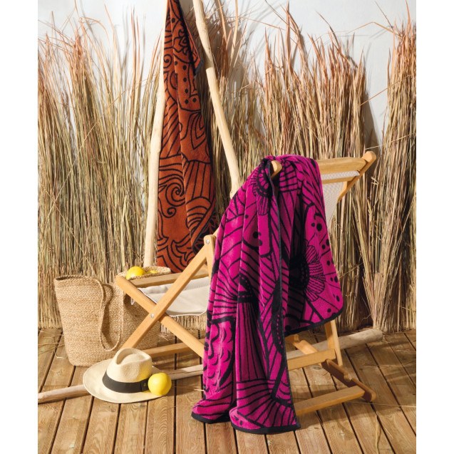 Πετσέτα Θαλάσσης Βελουτέ Kentia Pua 80x160