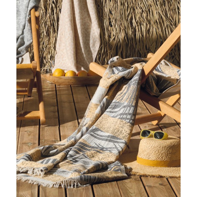 Πετσέτα Θαλάσσης Παρεό Kentia Plaka 95x170