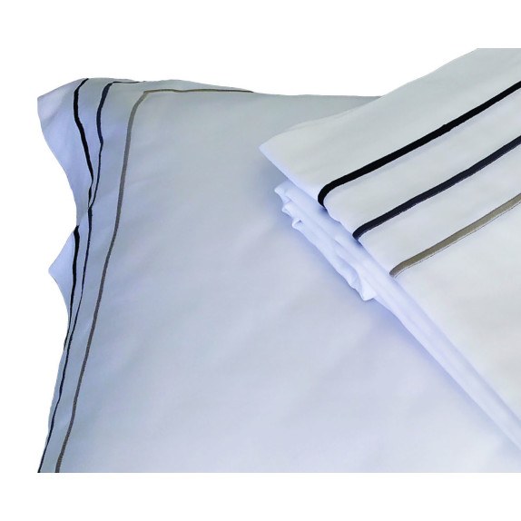 Παπλωματοθήκη Anesis Cotton Satin Plain Line TC310 Cotton...