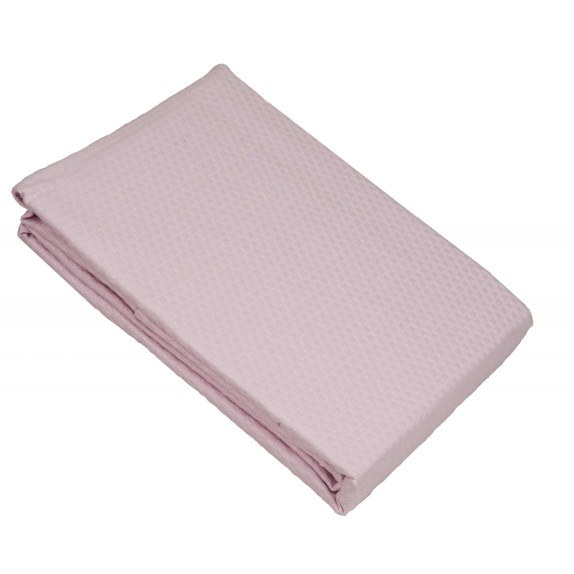 Κουβέρτα Πικέ Anesis Sanforized Cotton 100% Pink Μονή...