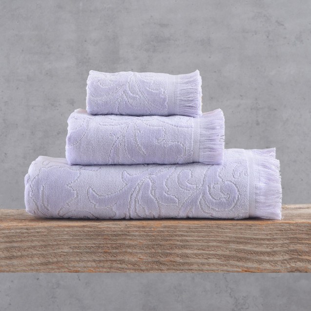 Πετσέτα Σώματος Rythmos Sienna New Λιλα 70x170