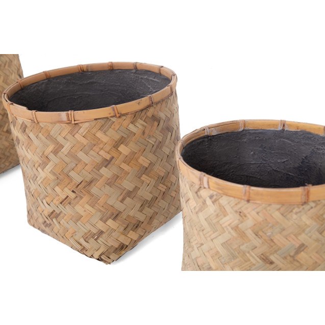 Γλάστρα Bamboo - XXS (37x37x36) - Des-03...