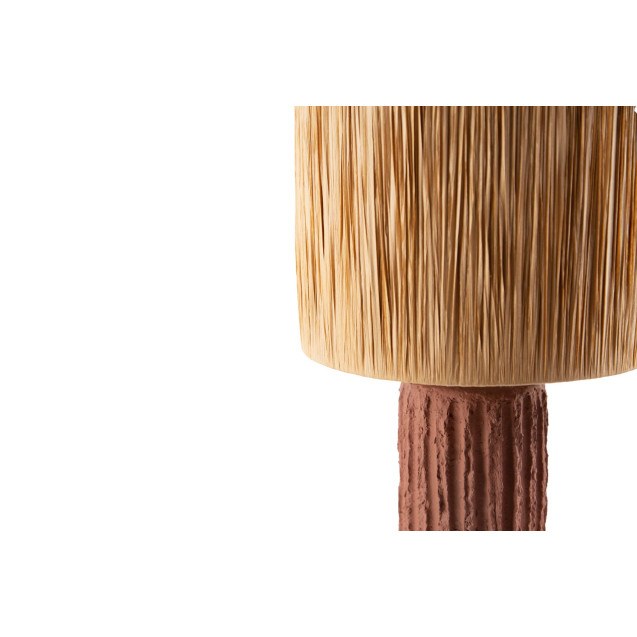 Επιτραπέζιο Φωτιστικό Brava Raffia Terracotta...