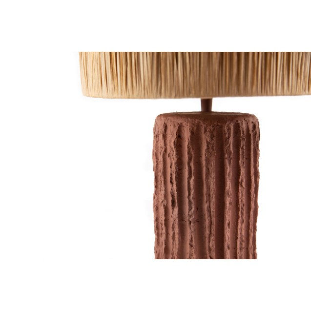 Επιτραπέζιο Φωτιστικό Brava Raffia Terracotta...