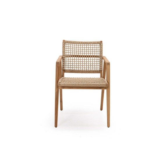 Καρέκλα Τραπεζαρίας με μπράτσα Kimon (53x61x81) Soulworks...