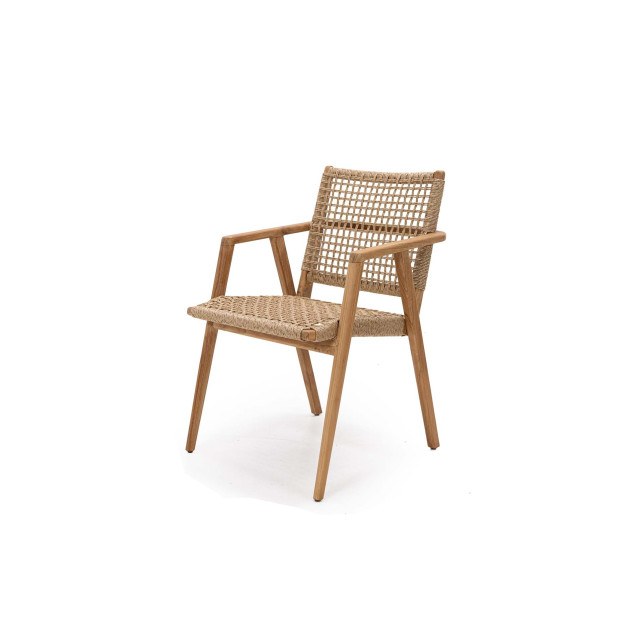 Καρέκλα Τραπεζαρίας με μπράτσα Kimon (53x61x81)...