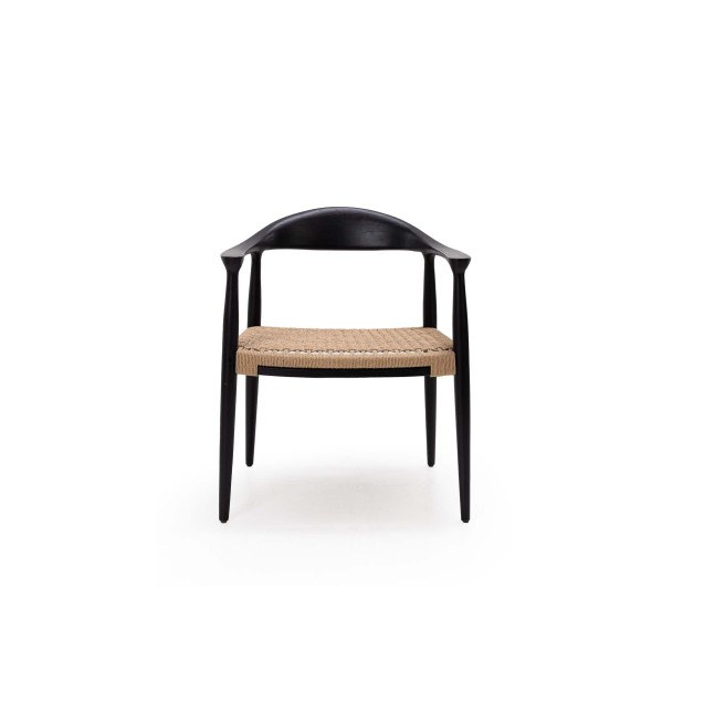 Καρέκλα Τραπεζαρίας με μπράτσα Kels Black...