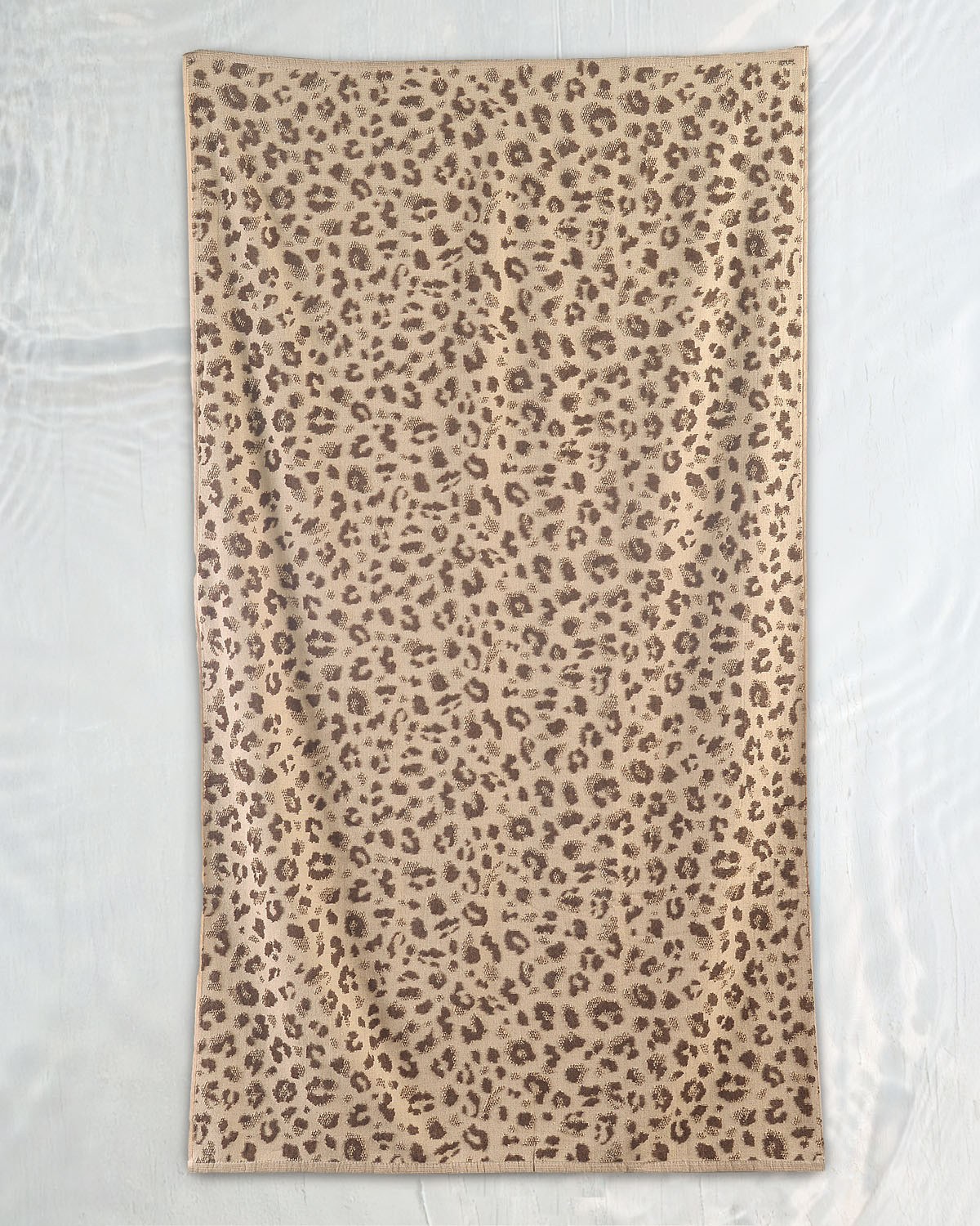 Πετσέτα Θαλάσσης Rythmos Leopard Μπεζ-Καφε 86x160