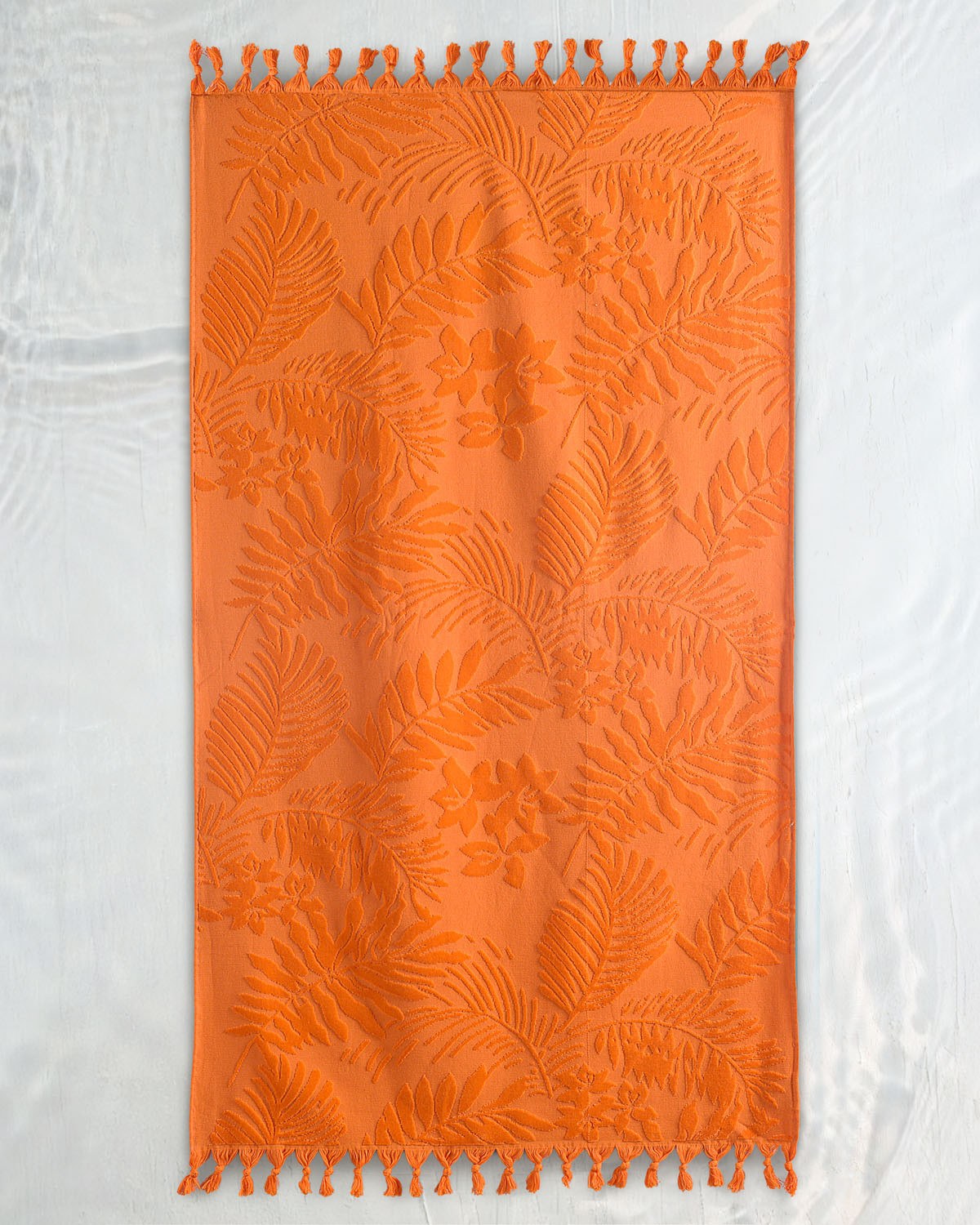 Πετσέτα Θαλάσσης Rythmos Kaia Πορτοκαλι 86x160