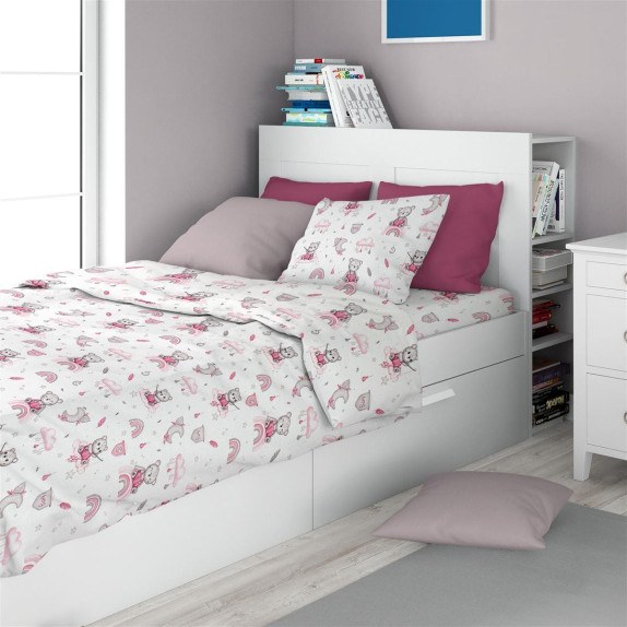 Σετ Παιδικό Σεντόνι Μονό και Μαξιλαροθήκη Dimcol Cloudy...