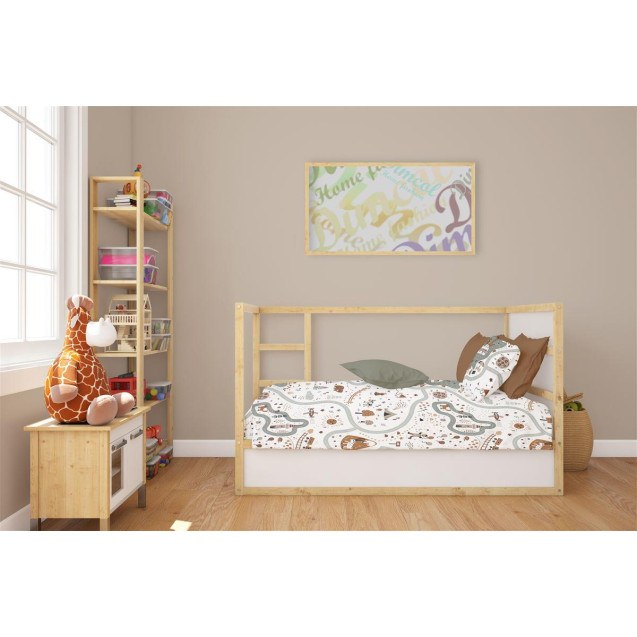 Σετ Σεντόνια Κούνιας 3 Τεμαχίων Dimcol...