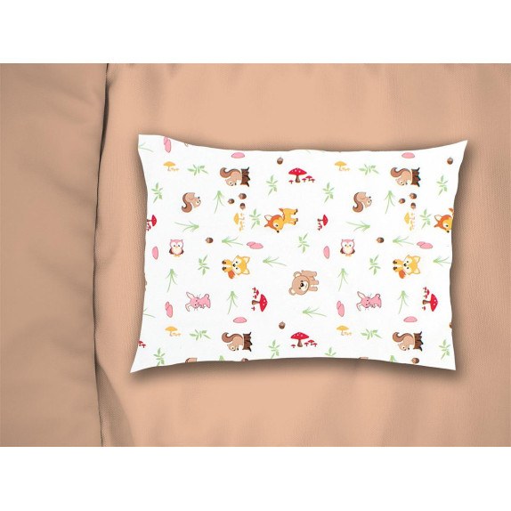 Παιδική Μαξιλαροθήκη Dimcol Forest Animals 571 50x70...