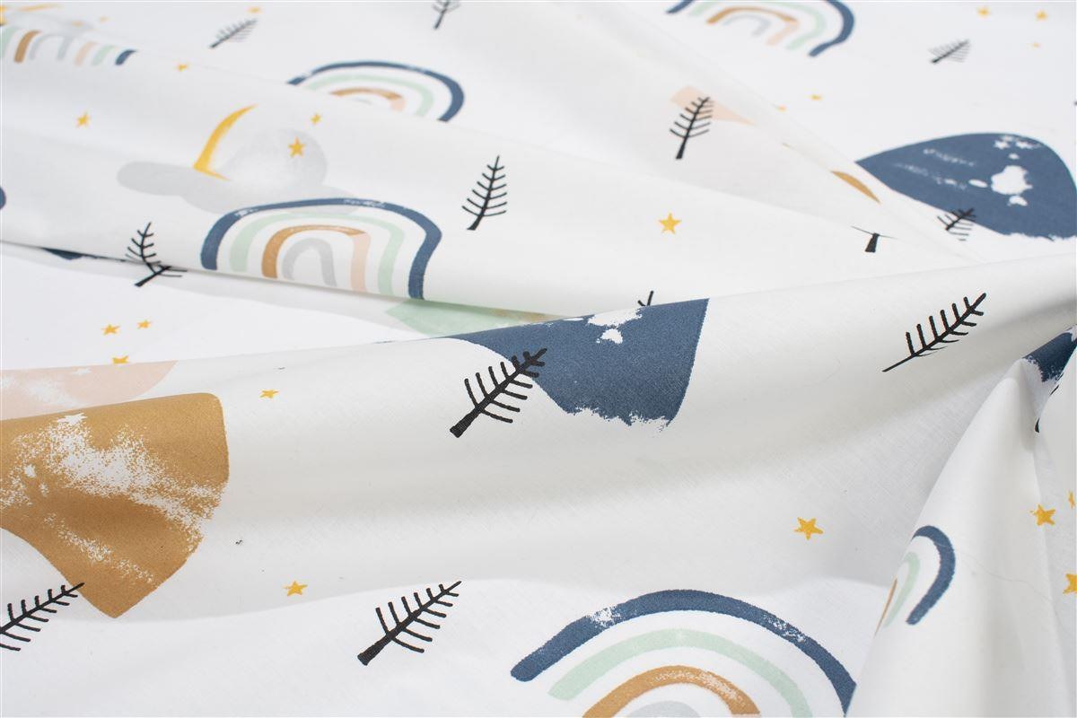 Dimcol Πάνα Χασέ Dimcol Rainbow 574 80x80 White-Blue