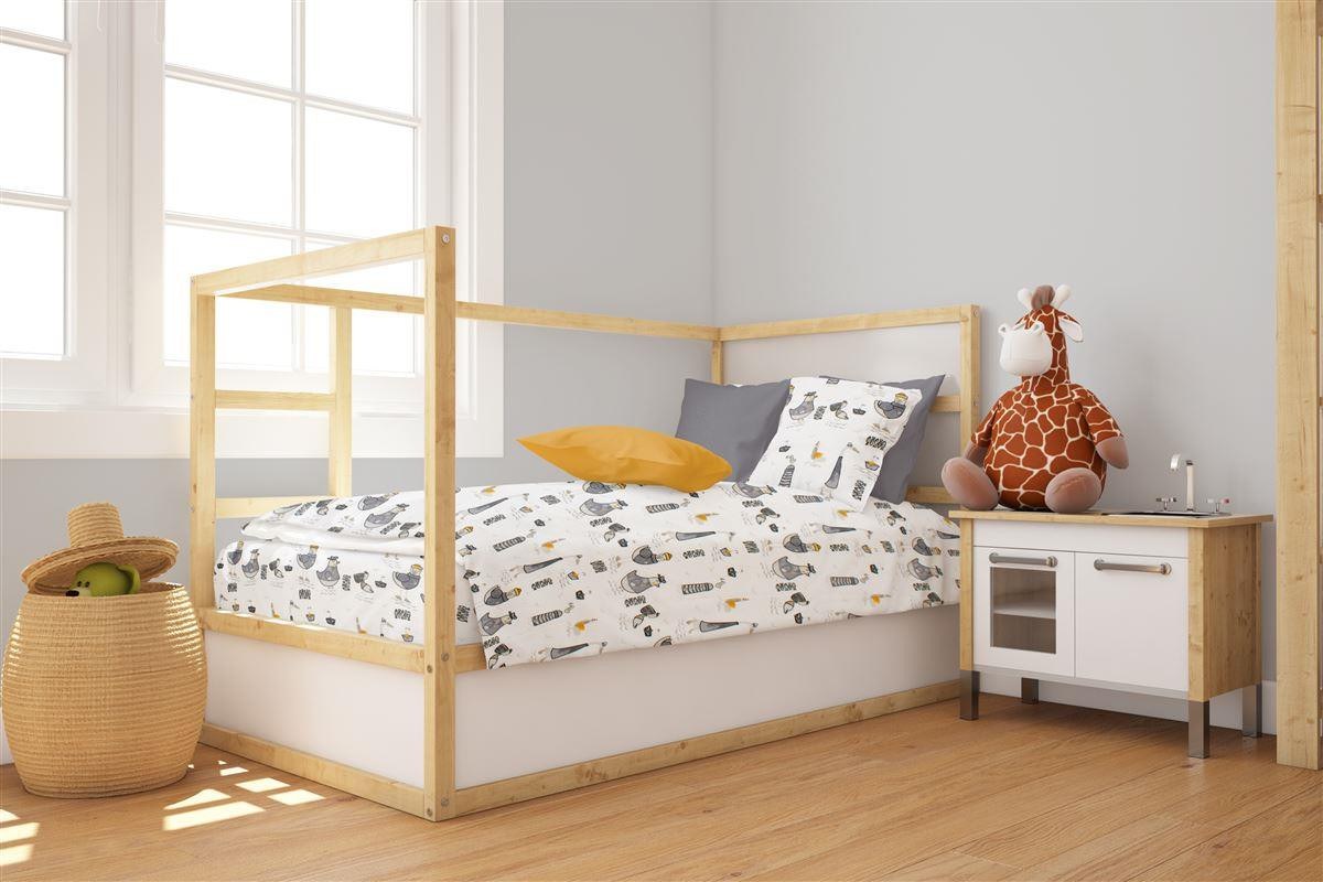 Βρεφικό Πάπλωμα Dimcol Seabirds 578 120x160 White-Grey