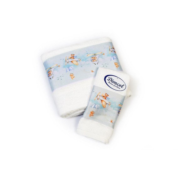 Σετ Βρεφικές Πετσέτες 2 Τεμαχίων Dimcol Helicopter 306...