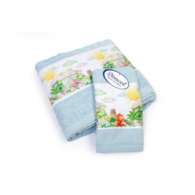 Σετ Βρεφικές Πετσέτες 2 Τεμαχίων Dimcol...