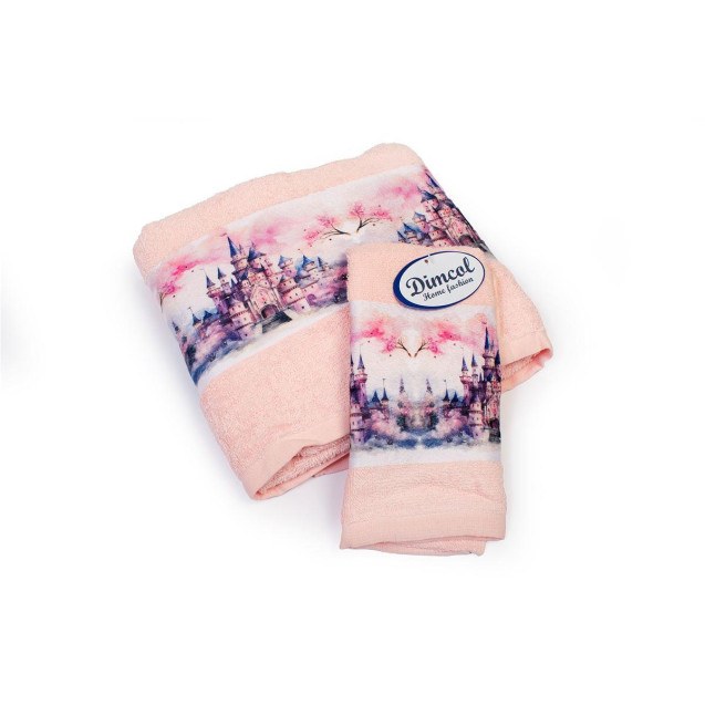 Σετ Βρεφικές Πετσέτες 2 Τεμαχίων Dimcol...